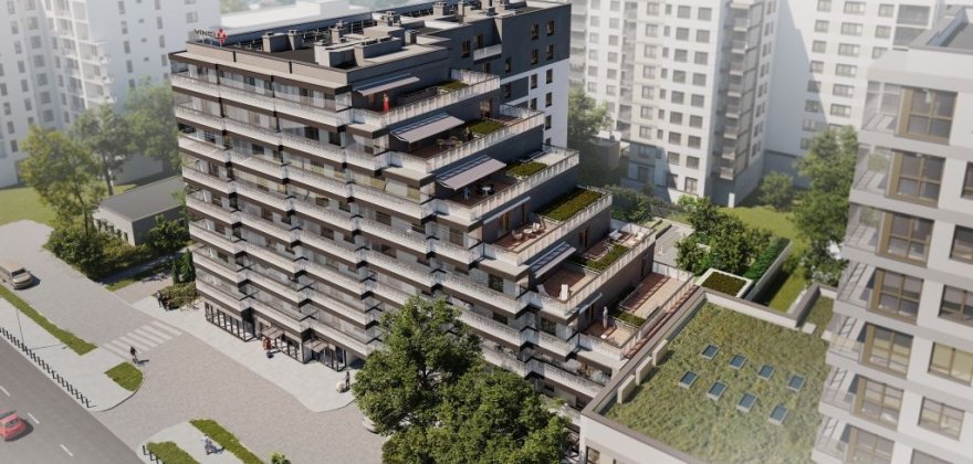 Budynek apartamentowy Kaskady Krakowska przy Al. Krakowskiej 285 w Warszawie