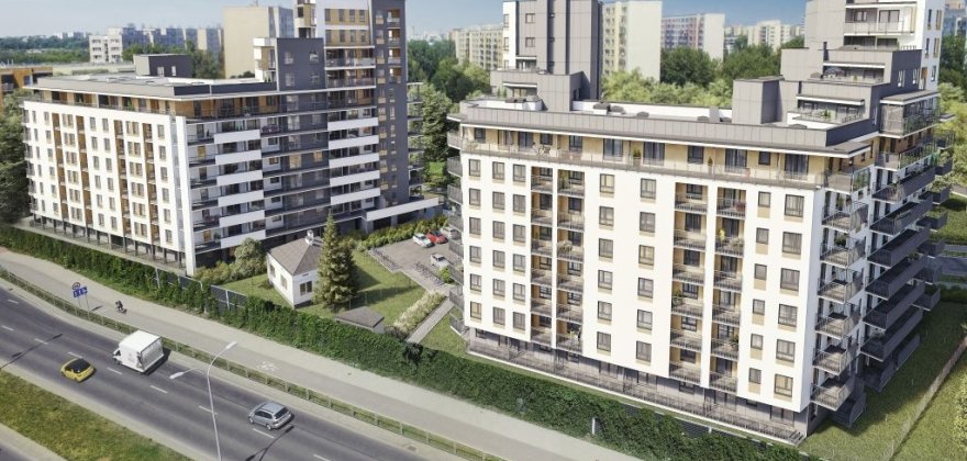 Budynek apartamentowy Nowe Południe 2 przy ul. Śródziemnomorskiej 37 w Warszawie