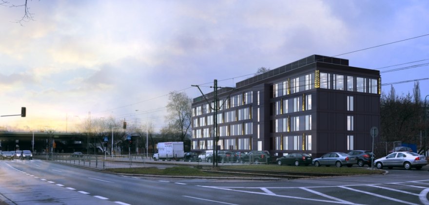 Słomińskiego Art Office commercial and office building at 4 Słomińskiego Street in Warsaw