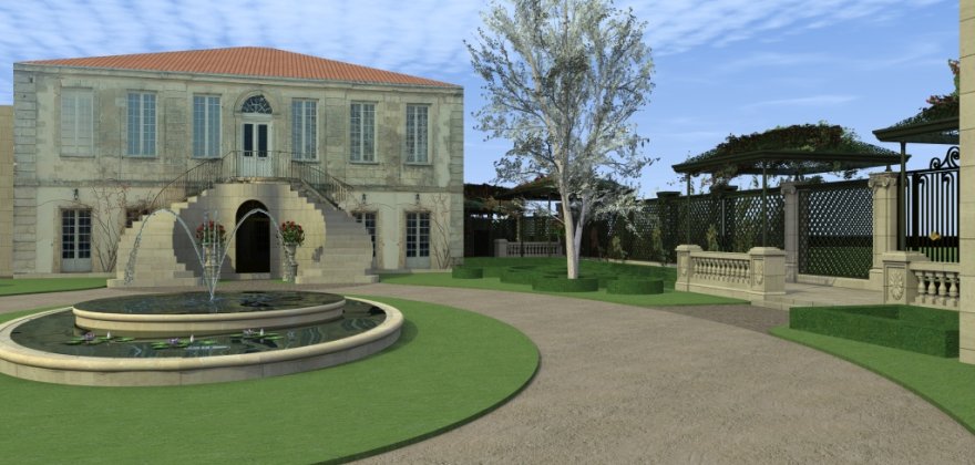 Chateau Bellevue residence in Yvrac in France
